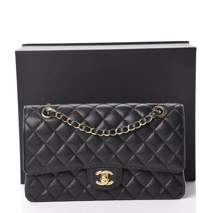 Chanel Caviar Quilted Medium Double Flap Black 13 of 13
