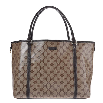 Gucci Crystal Monogram Medium Joy Tote Beige Ebony Testa di Moro 1 of 8