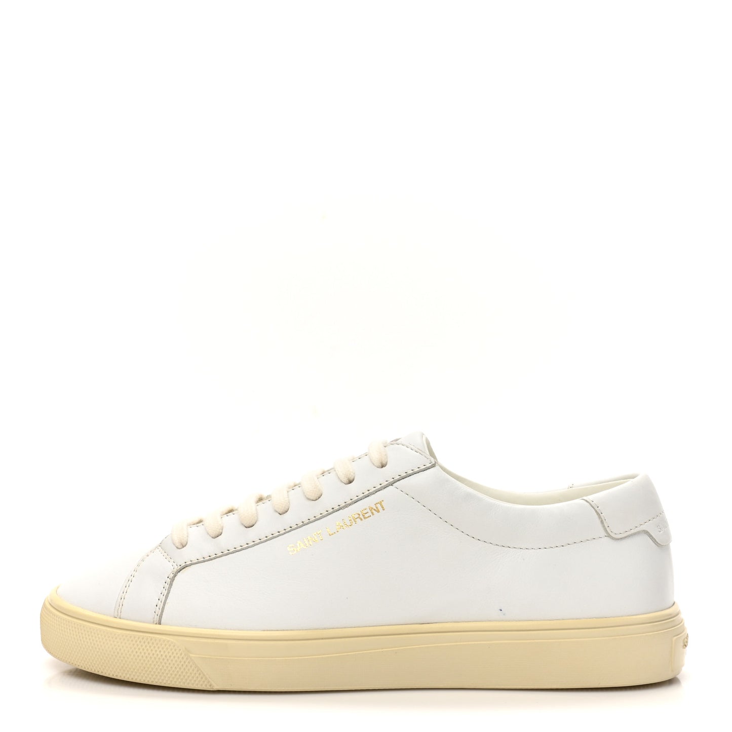 Calfskin Andy Low Top Sneakers 35 Blanc Optique