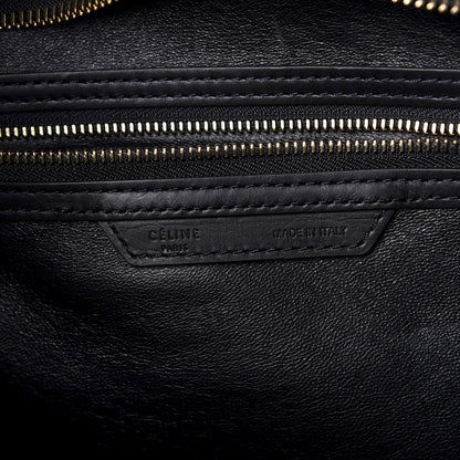 Celine Satin Calfskin Suede Mini Tri-Color Luggage Seashell 6 of 9