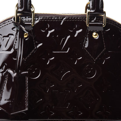 Louis Vuitton Vernis Alma BB Amarante 10 of 10