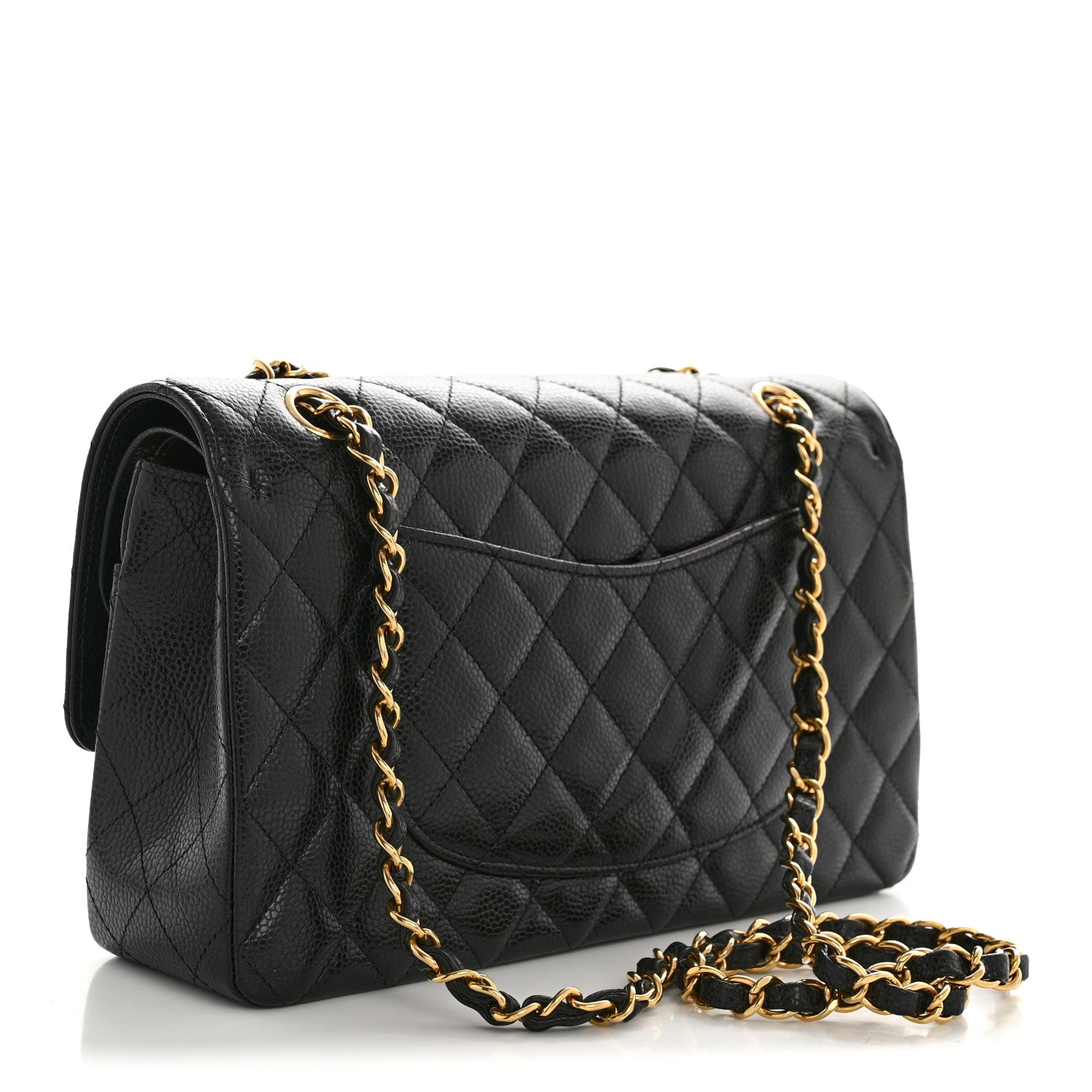 Chanel Caviar Quilted Medium Double Flap Black 4 of 12