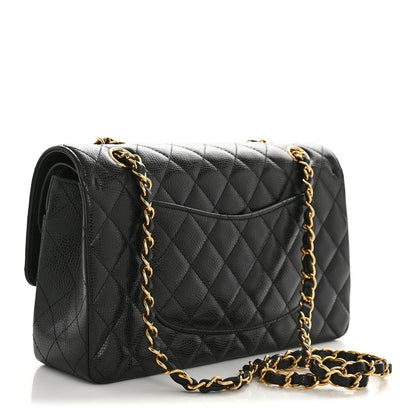 Chanel Caviar Quilted Medium Double Flap Black 4 of 12