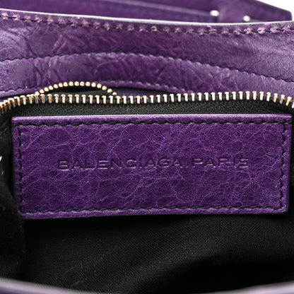 Balenciaga Agneau Giant 12 Rose Gold Hardware City Dark Violet 7 of 17