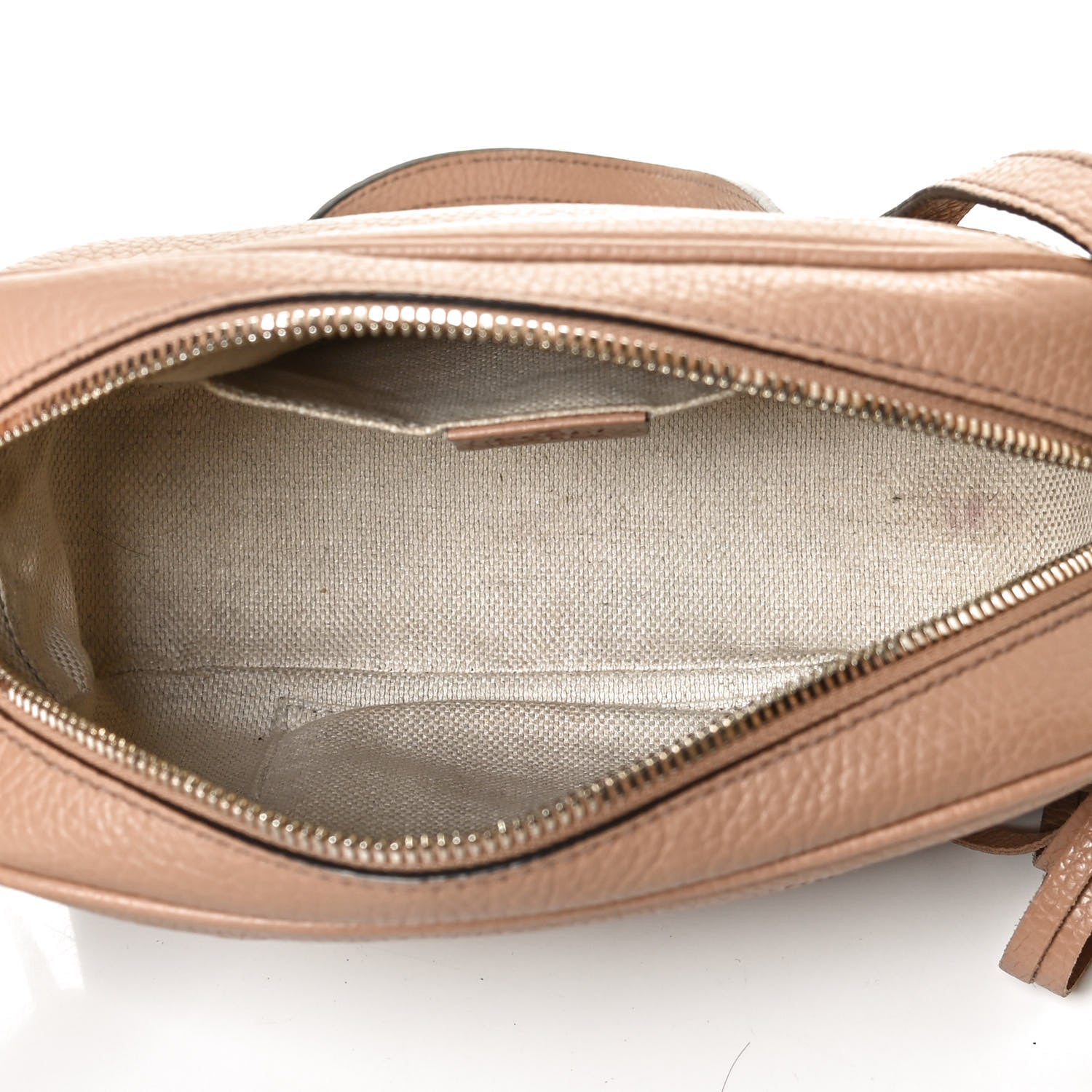 Gucci Pebbled Calfskin Small Soho Disco Bag Camelia 5 of 12