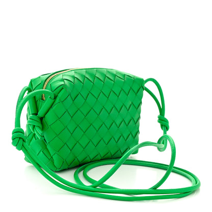 Bottega Veneta Nappa Intrecciato Mini Loop Camera Bag Parakeet 3 of 9