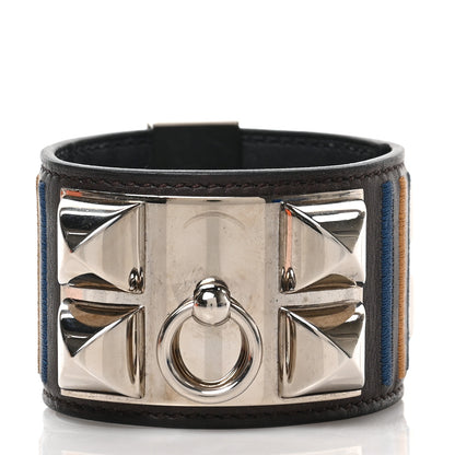 Hermes Barenia Rocabar Collier de Chien CDC Bracelet T2 Ebene 3 of 6