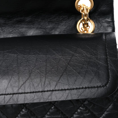 Chanel Aged Calfskin Lucky Charms 2.55 Reissue 225 Flap Black 12 of 12