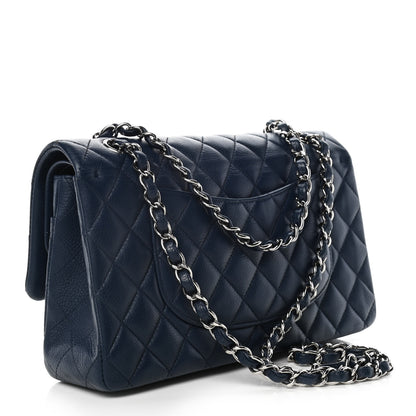 Chanel Caviar Quilted Medium Double Flap Navy 3 of 10