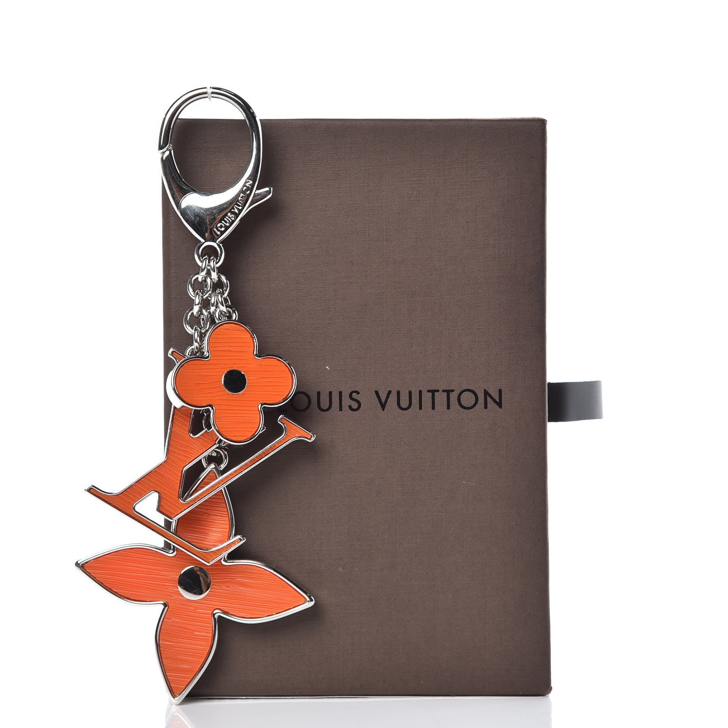 Louis Vuitton Fleur d Epi Bag Charm Piment 3 of 3