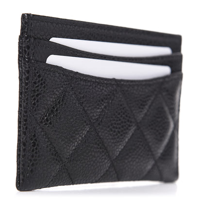 Chanel Caviar Quilted Card Holder Black 3 of 9