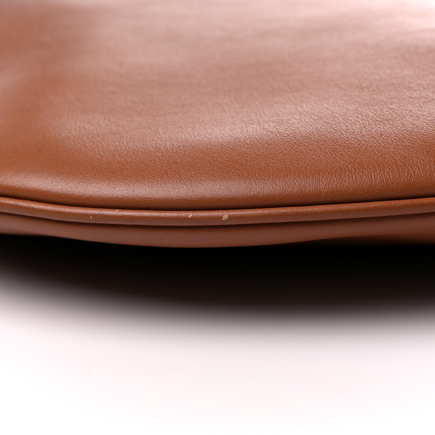 Calfskin Infinity Hobo Bag Brown