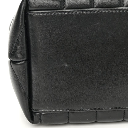 Saint Laurent Calfskin Y Quilted Monogram Medium Loulou Chain Satchel Black 8 of 13