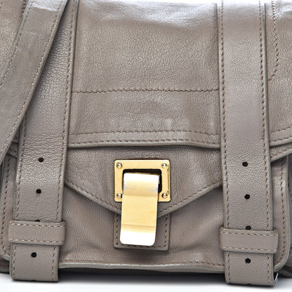 Proenza Schouler Lambskin PS1 Mini Pouch Messenger Smoke 11 of 11