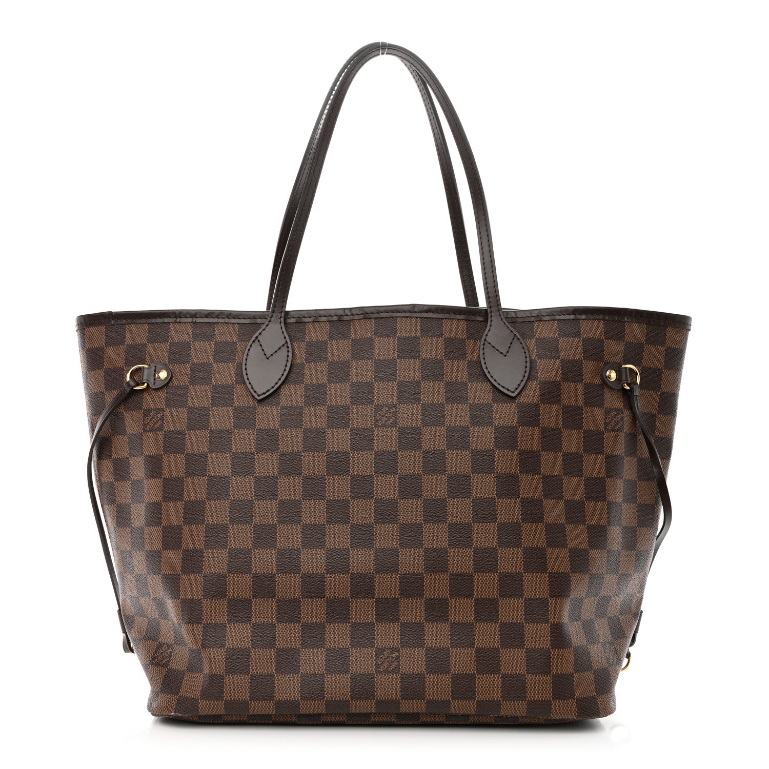 Louis Vuitton Damier Ebene Neo Neverfull MM Rose Ballerine 1 of 14
