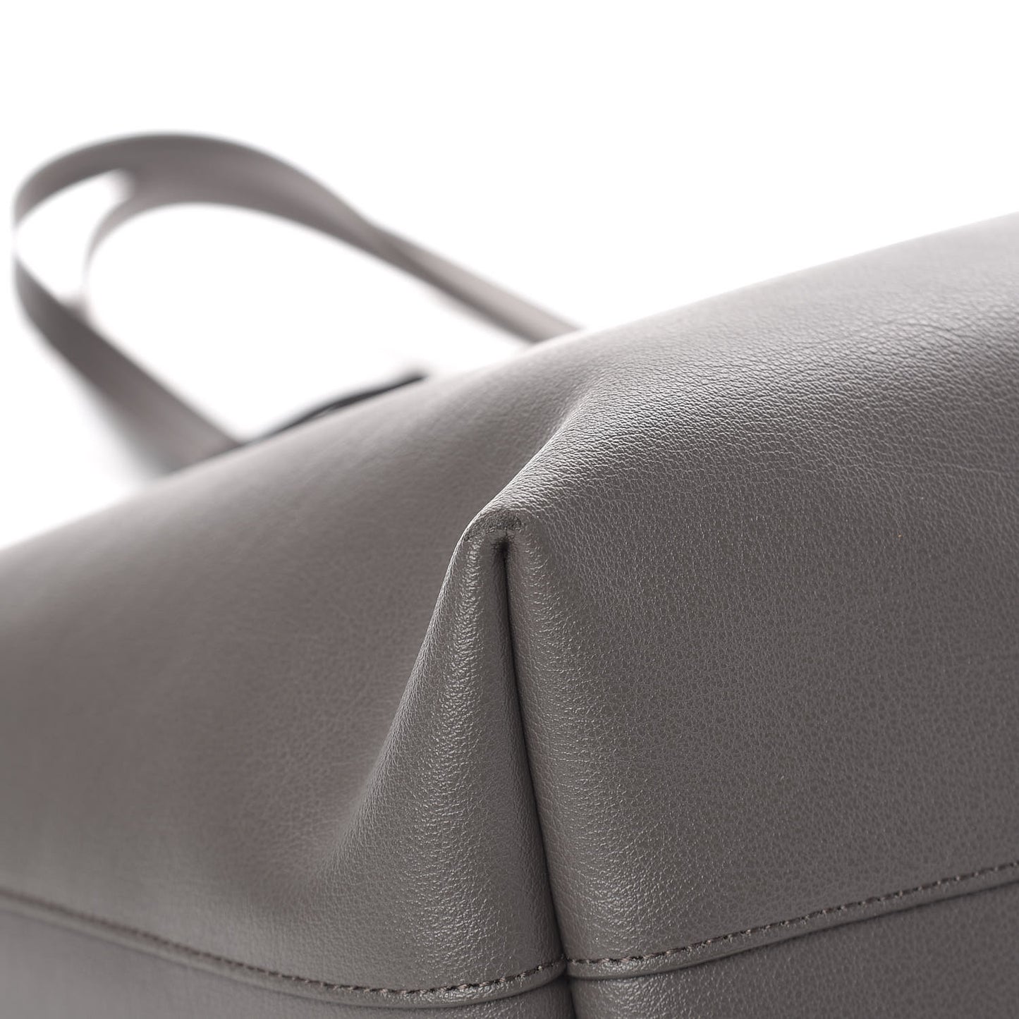 Calfskin Large Shopping Tote Earth