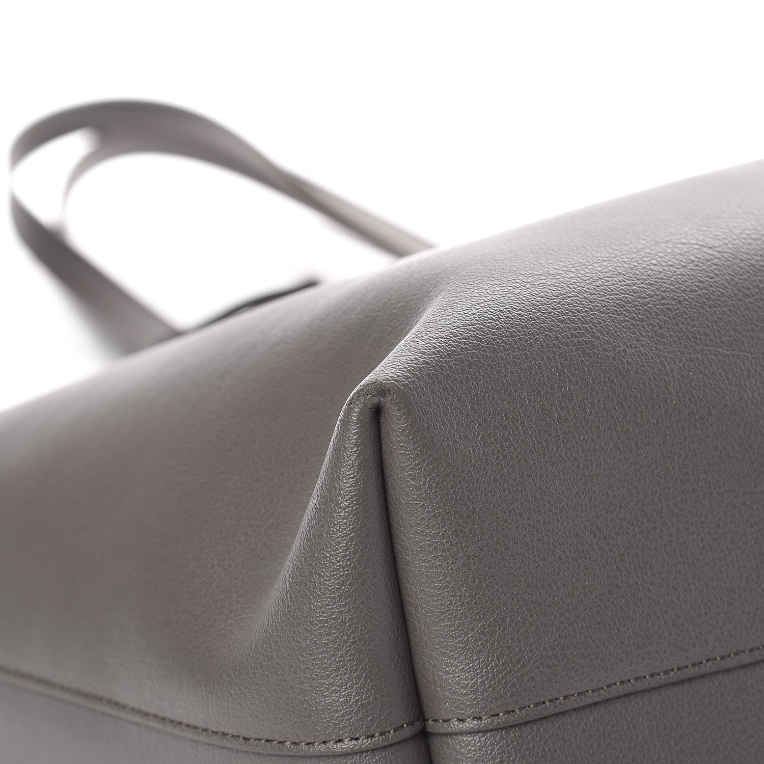 Saint Laurent Calfskin Large Shopping Tote Earth 14 of 17