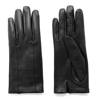 Hermes Lambskin Gloves 7.5 Black 3 of 3