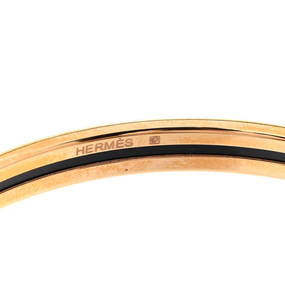 Hermes Enamel Extra Narrow Uni Bracelet 62 Papaye 4 of 4