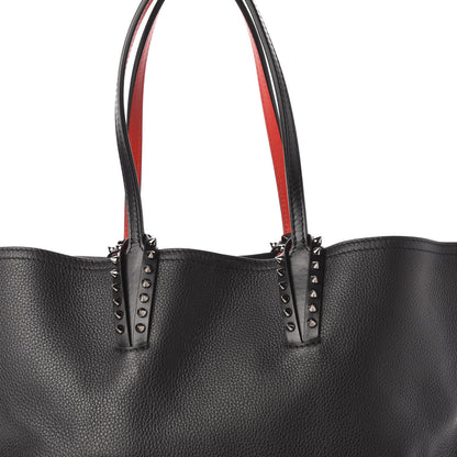 Christian Louboutin Calfskin Spikes Small East West Cabata Tote Black 13 of 13