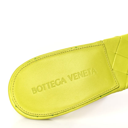 Bottega Veneta Nappa Maxi Intrecciato Lido 90mm Mule Sandals 38.5 Kiwi 8 of 10