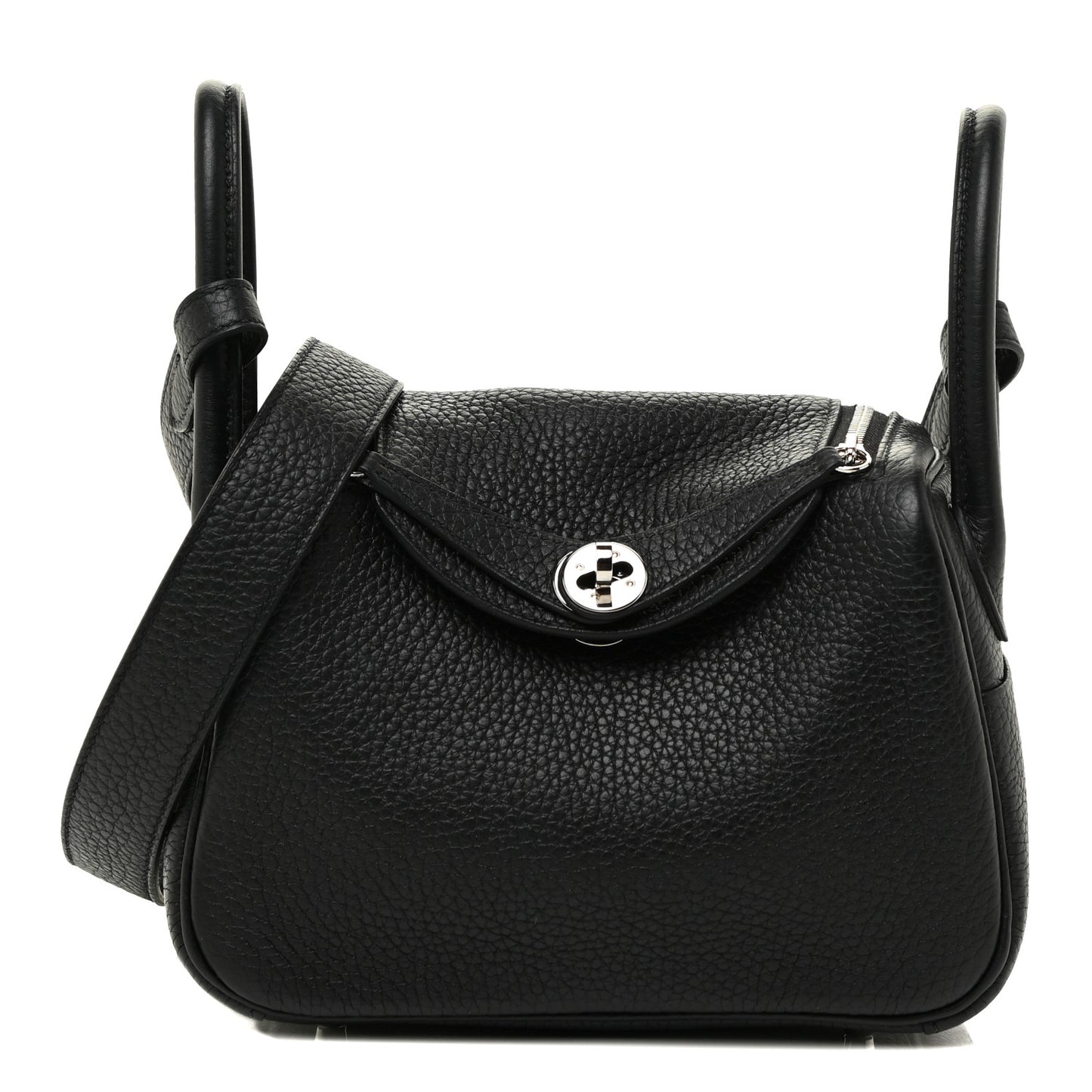 Taurillon Clemence Mini Lindy 20 Black