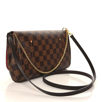 Louis Vuitton Damier Ebene Favorite MM 3 of 10