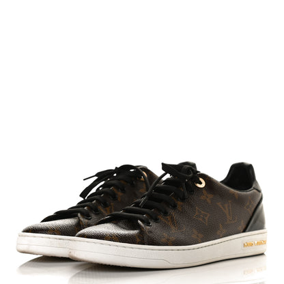 Louis Vuitton Patent Monogram Frontrow Sneakers 39 3 of 11