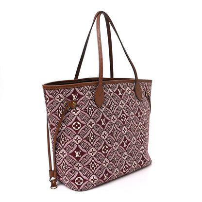 Louis Vuitton Jacquard Since 1854 Neverfull MM Bordeaux 2 of 9