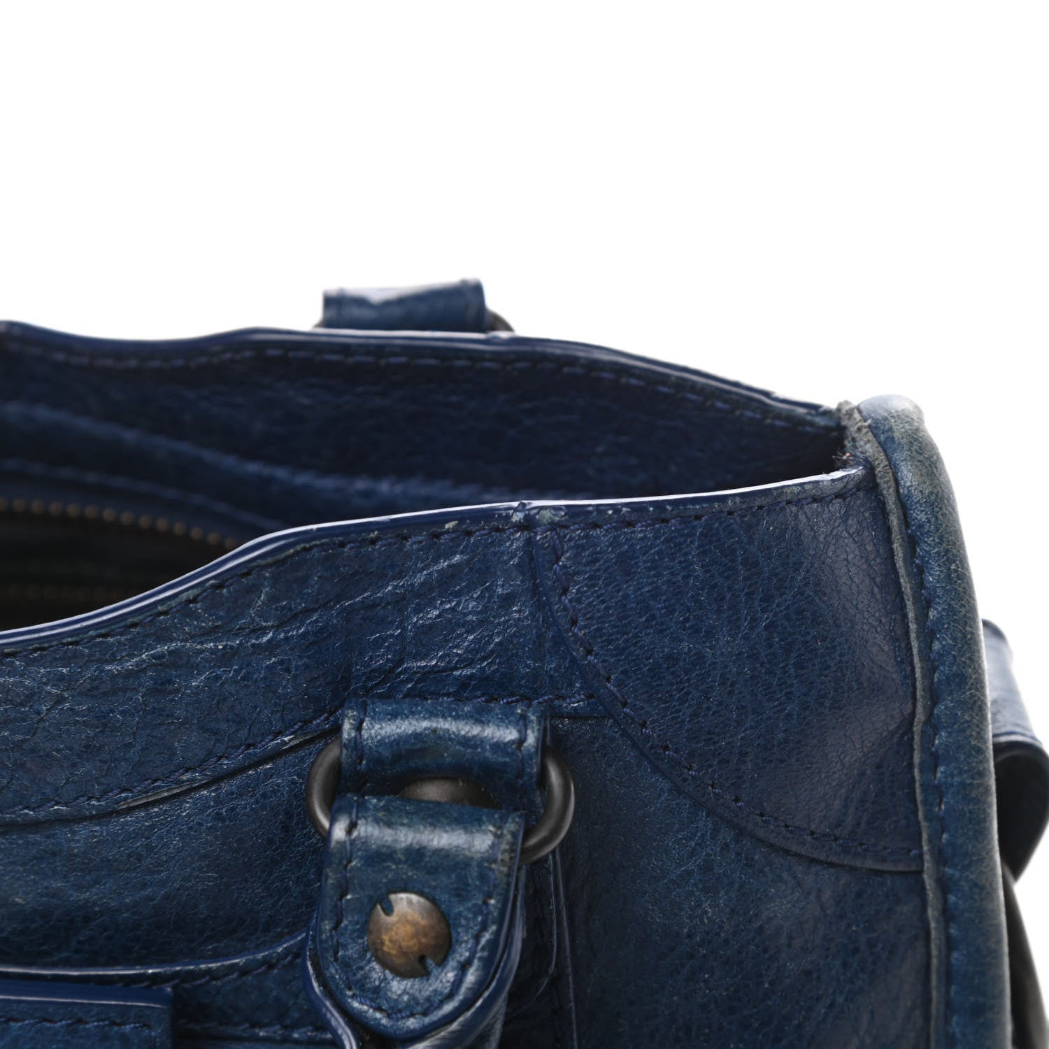 Balenciaga Agneau Classic Hardware Mini City Bleu Mineral 15 of 15