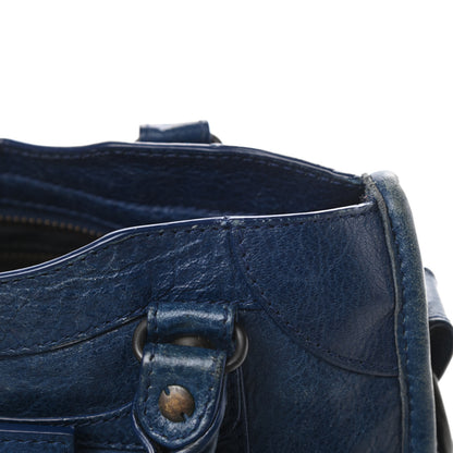 Balenciaga Agneau Classic Hardware Mini City Bleu Mineral 15 of 15