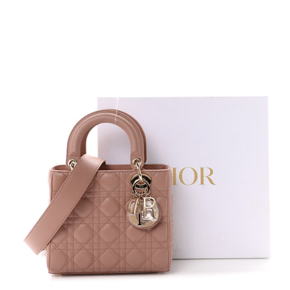 Christian Dior Lambskin Cannage Small My ABCDior Lady Dior Fard 11 of 11