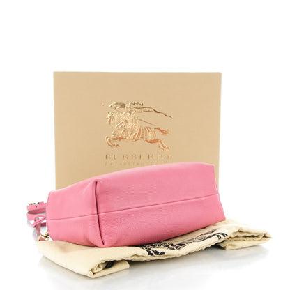 Burberry Derby Calfskin House Check Little Crush Mauve Pink 4 of 7