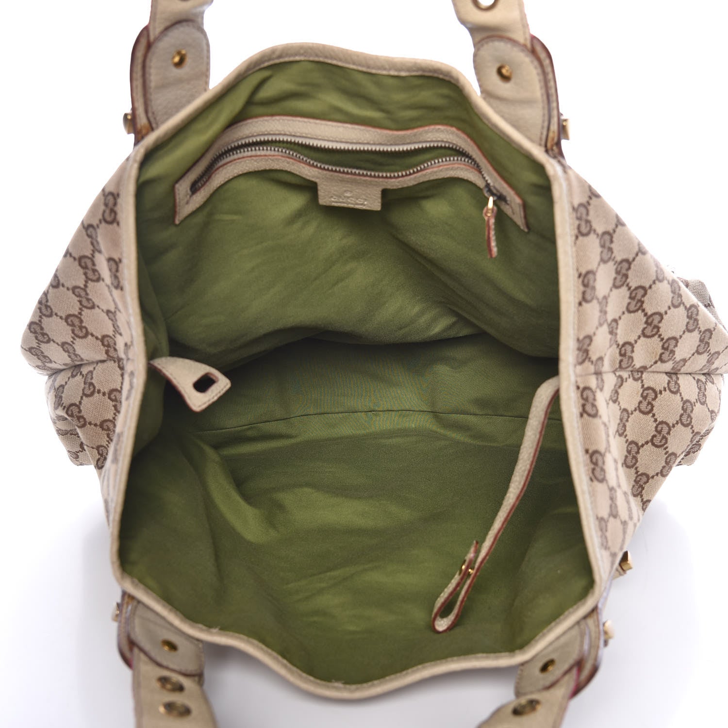 Gucci Monogram Grommet Pelham Ivory 7 of 10