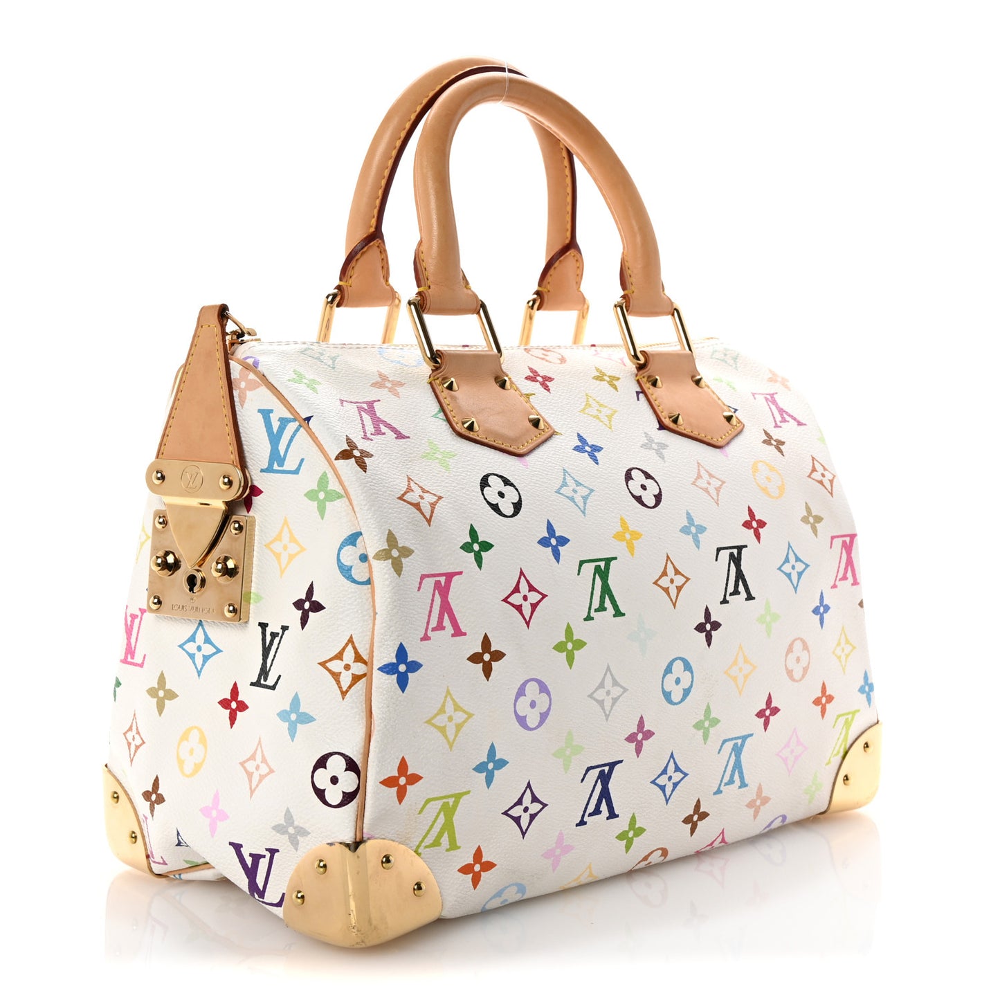 Monogram Multicolor Speedy 30 White