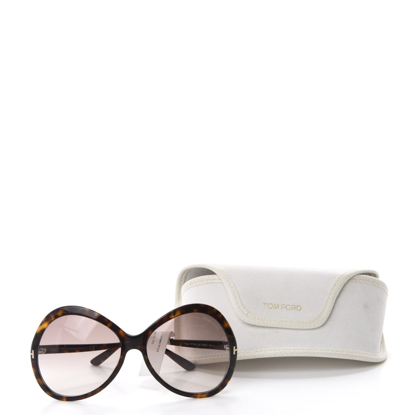 Acetate Rose Sunglasses TF765 Havana
