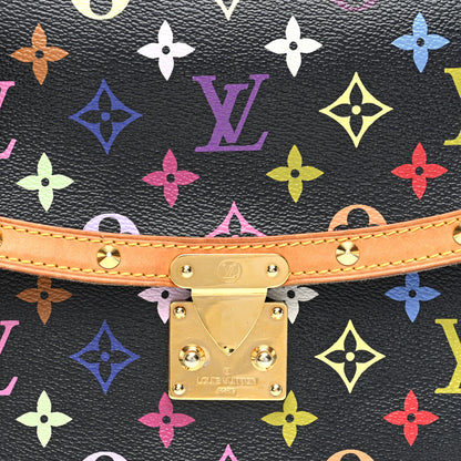 Louis Vuitton Monogram Multicolor Sologne Black 7 of 9