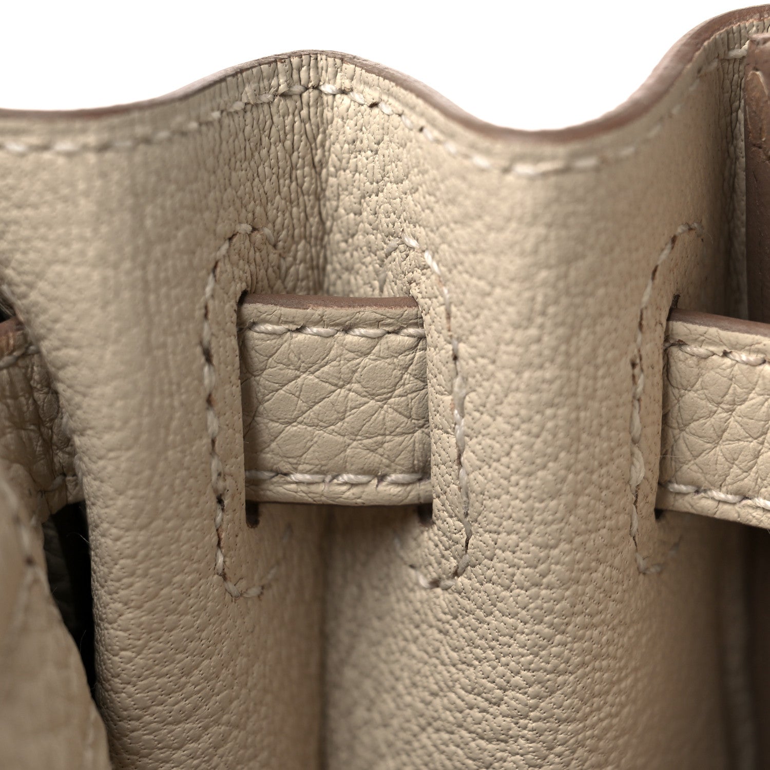 Hermes Togo Kelly Retourne 25 Craie 10 of 14