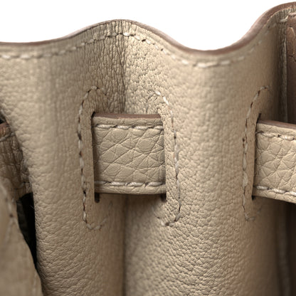 Hermes Togo Kelly Retourne 25 Craie 10 of 14