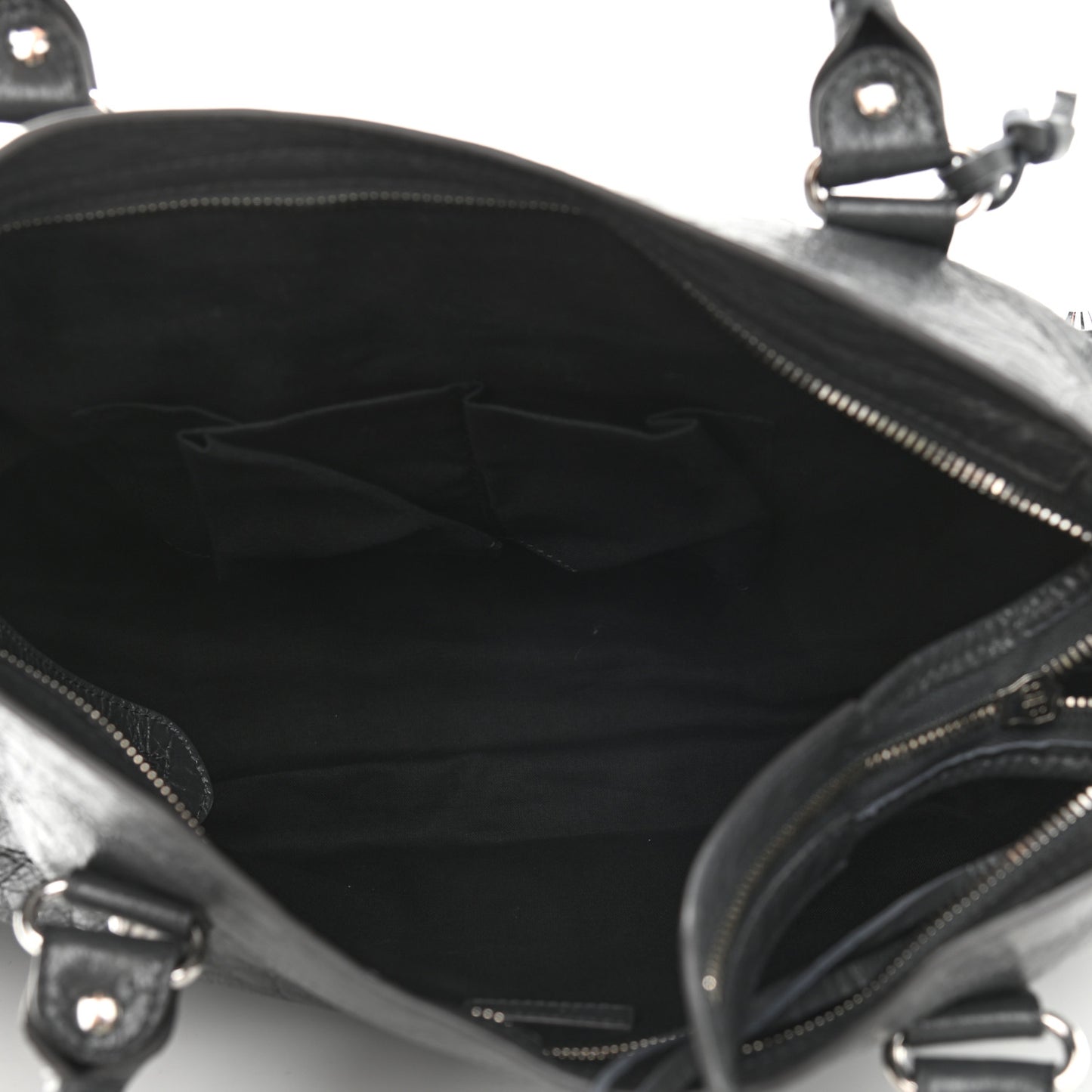 Agneau Classic Silver Hardware City Gris Fossile