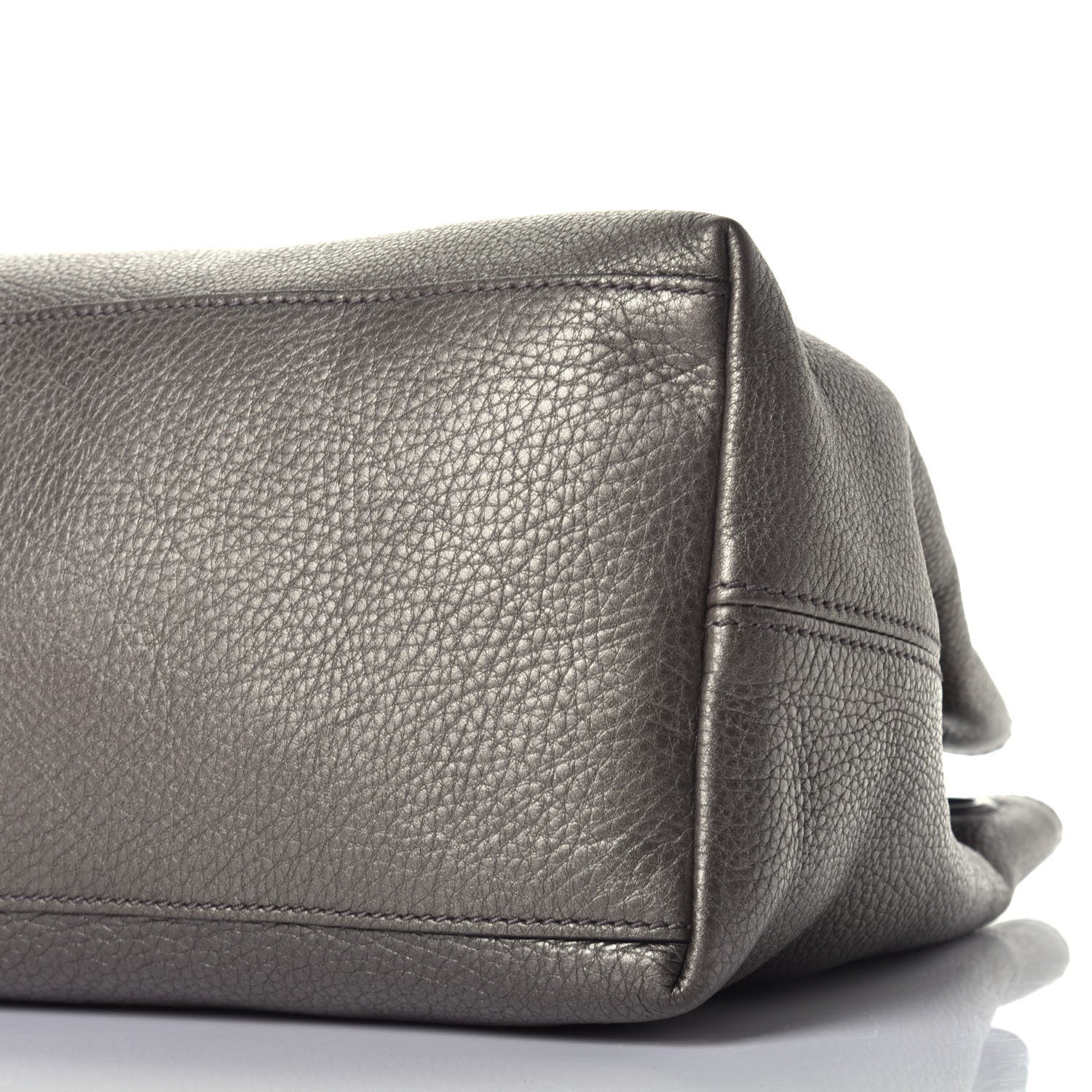 Gucci Metallic Pebbled Calfskin Medium Soho Chain Shoulder Bag Sasso 9 of 9