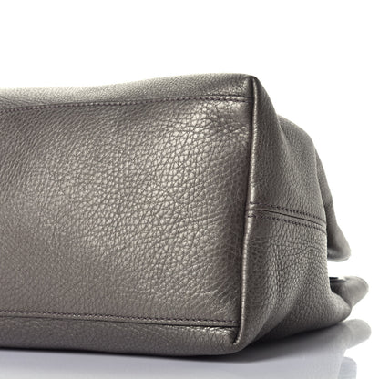 Gucci Metallic Pebbled Calfskin Medium Soho Chain Shoulder Bag Sasso 9 of 9