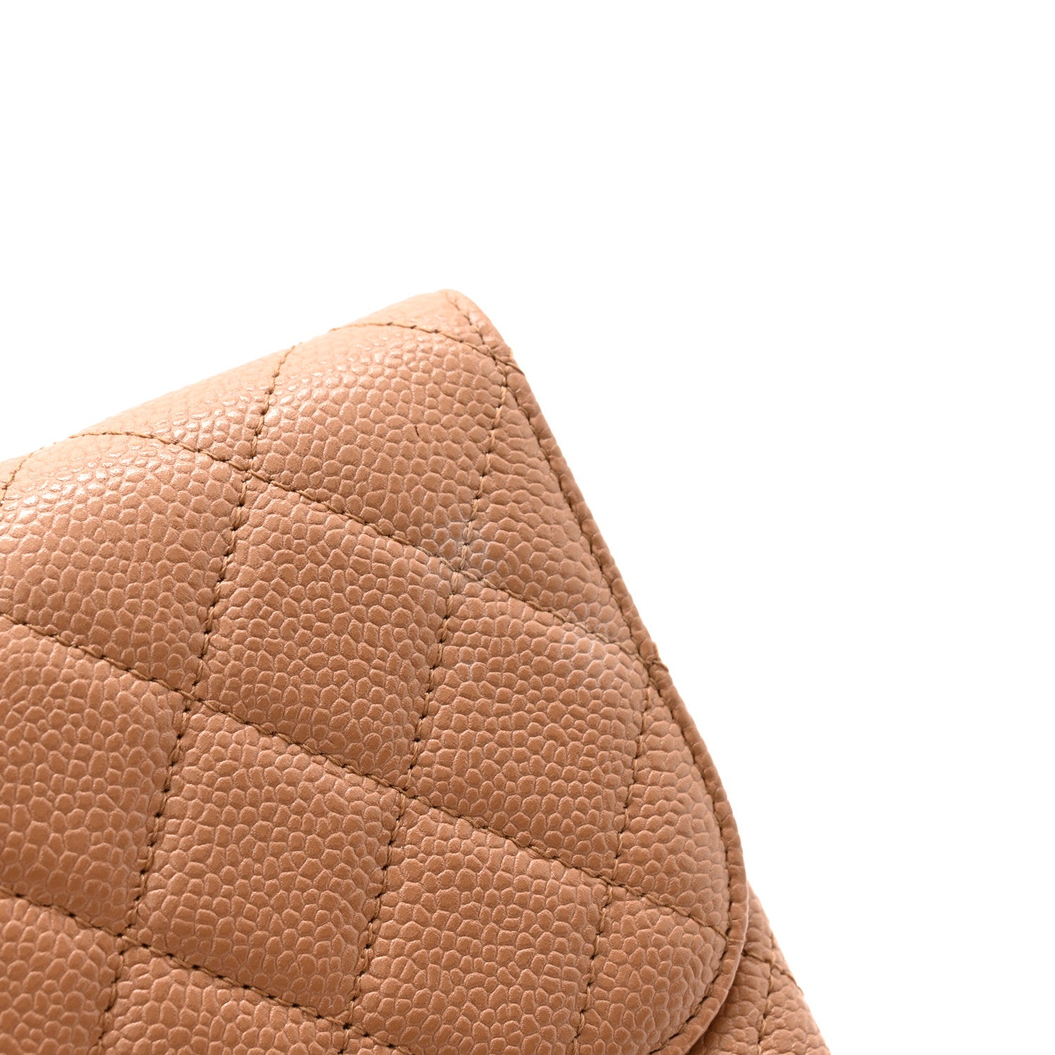 Chanel Caviar Quilted Medium Golden Class Pouch Beige 8 of 10
