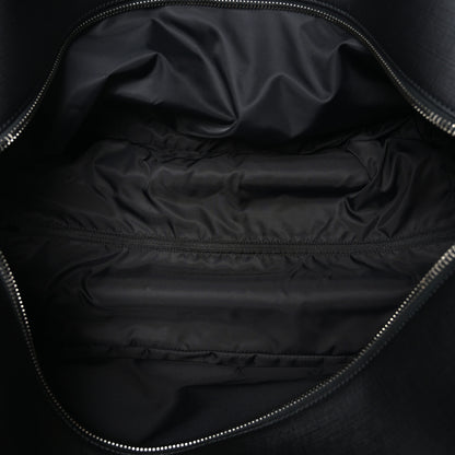 Gucci Soft GG Supreme Monogram Web Carry On Duffle With Wheels Black Grey 5 of 11