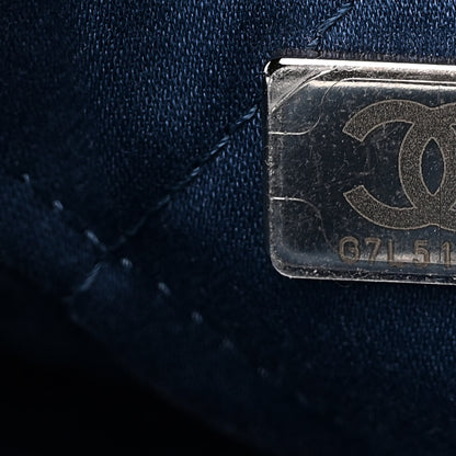 Chanel Denim Patchwork Logo 22 Blue 8 of 11