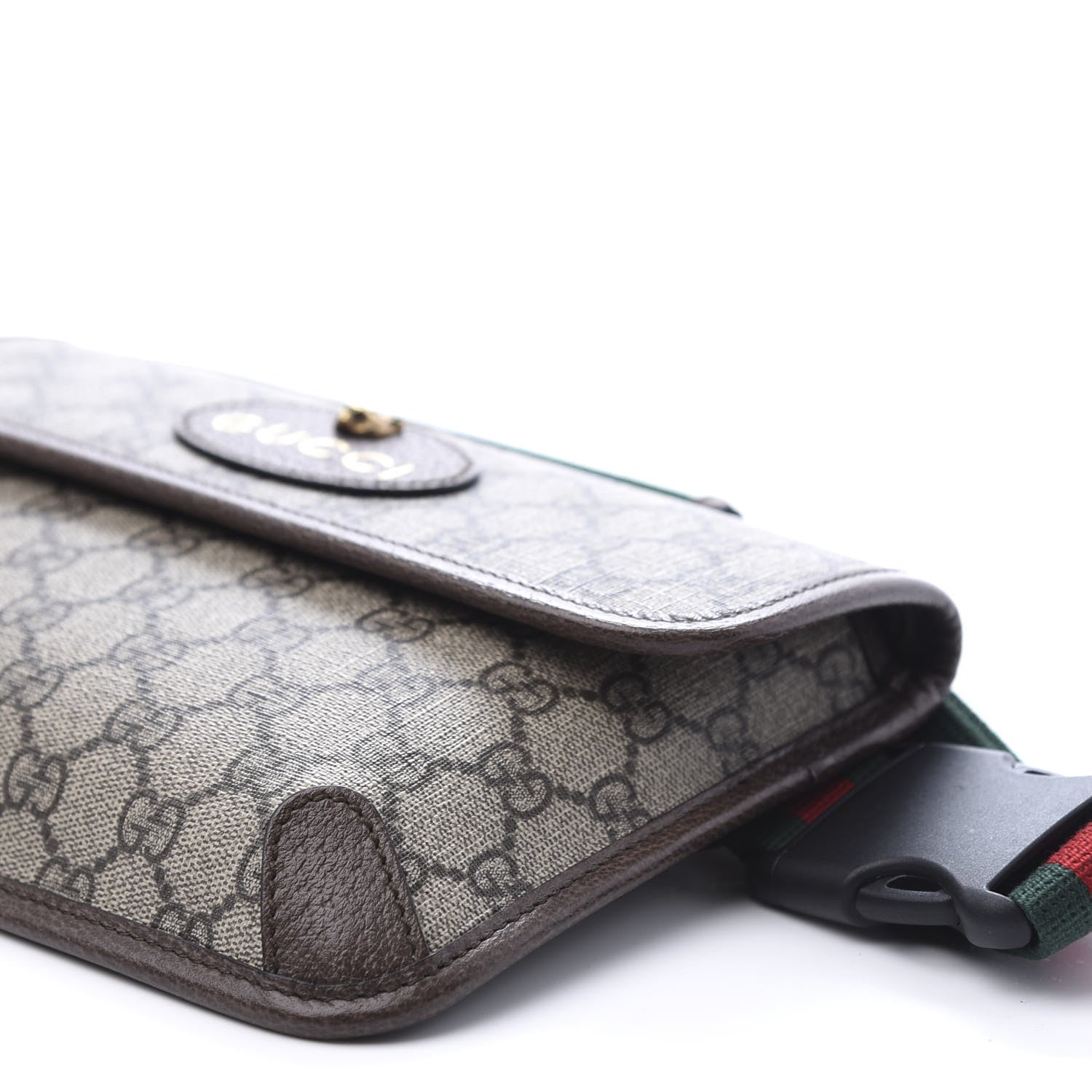 Gucci GG Supreme Monogram Neo Vintage Web Belt Bag Brown 9 of 11