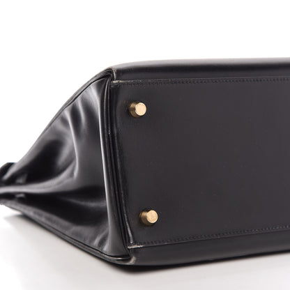 Hermes Box Kelly Retourne 35 Black 6 of 12