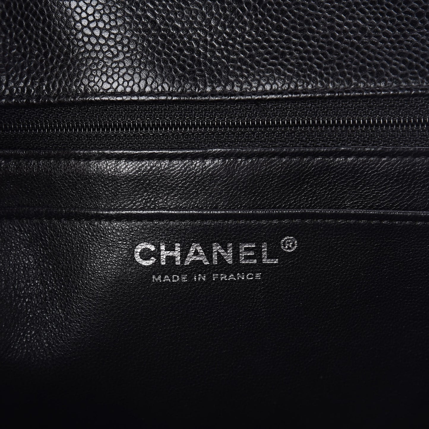 Caviar Quilted Jumbo Single Flap Black