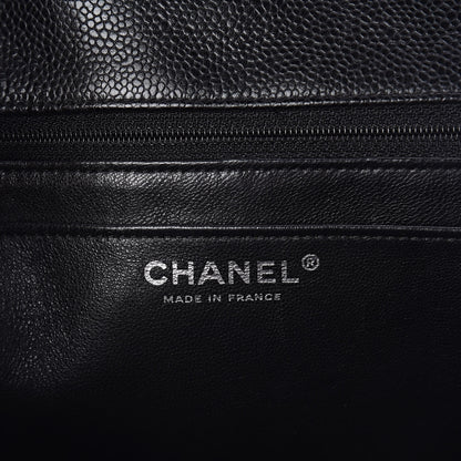 Chanel Caviar Quilted Jumbo Single Flap Black 6 of 10