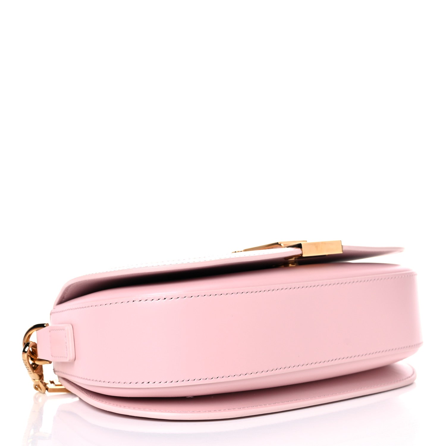 Versace Calfskin Medium Greca Goddess Shoulder Bag Pale Pink 4 of 10